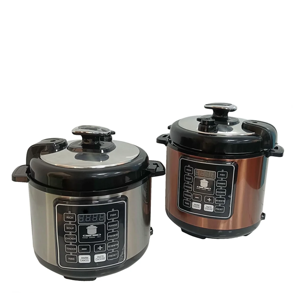 

Electric Pressure Cooker 5L/6L Multi-functional Rice Cookers Porridge Soup Stew Cooking Machine Pot Food Steamer Meals Heater EU