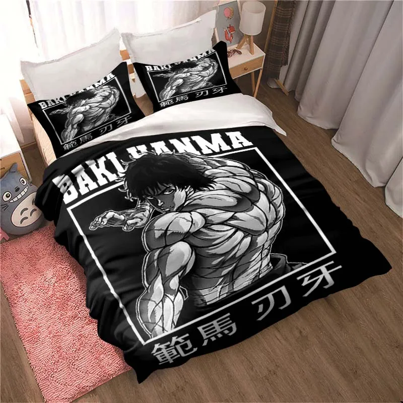 Комплект постельного белья с принтом аниме, постельное белье с наволочкой
Комплект постельного белья с принтом аниме, постельное белье с наволочкой