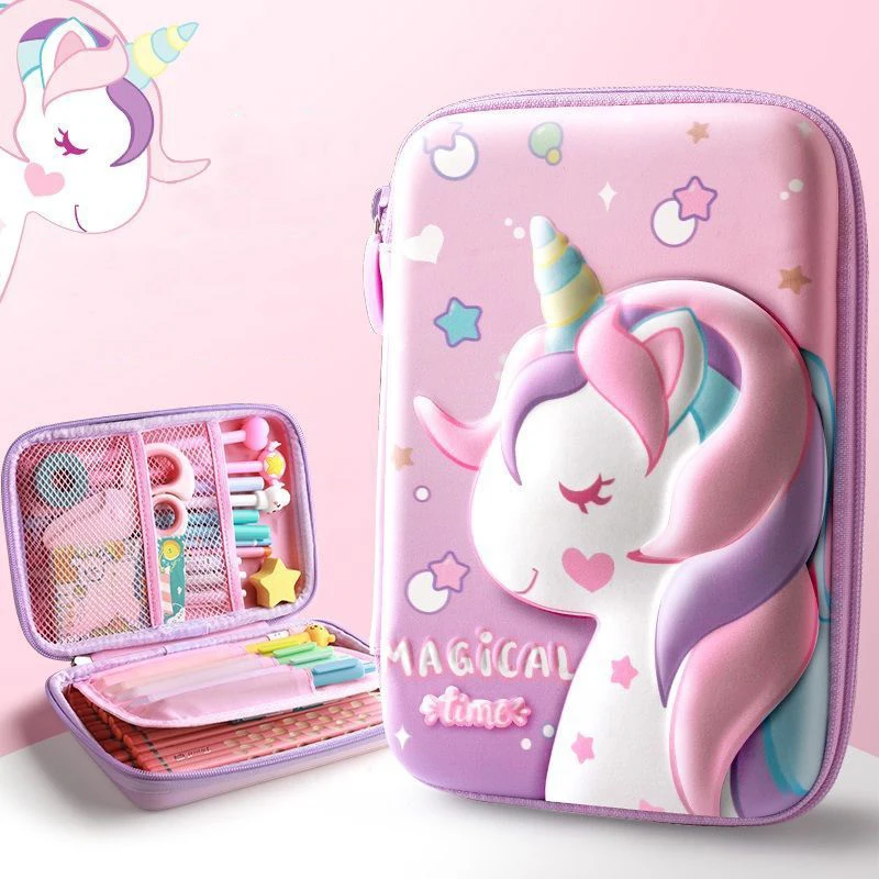 Creative 3D High Capacity Pencil Case Cute Storage Pen Box For Student Cartoon Unicorn Pen Bag Stationery Pouch School Supplies
Creative 3D High Capacity Pencil Case Cute Storage Pen Box For Student Cartoon Unicorn Pen Bag Stationery Pouch School Supplies