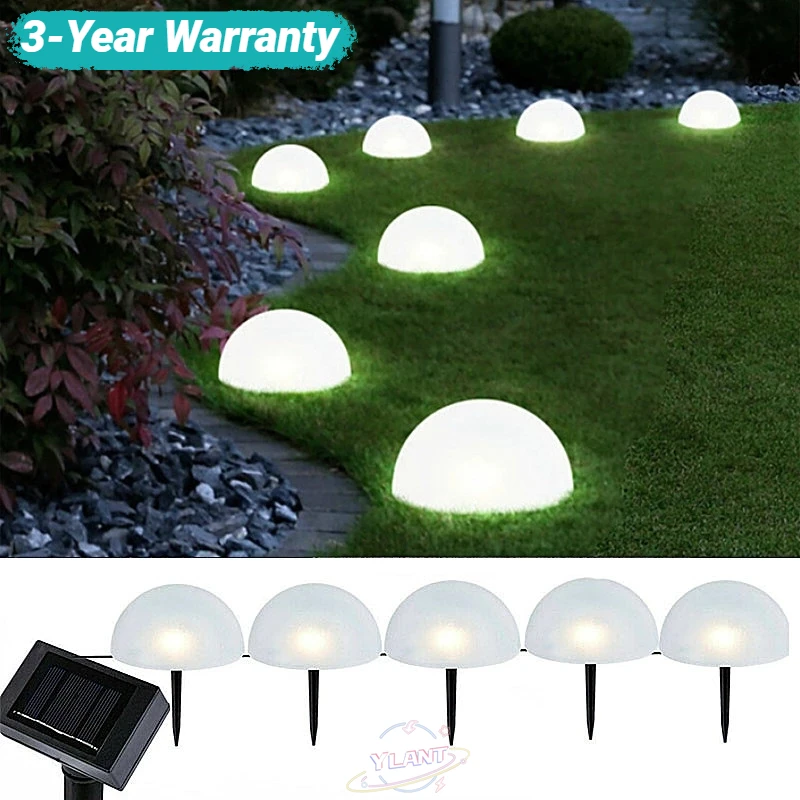 YLANT Outdoor 5pcs Solar Ground Lights Garden Lawn Lamps Outdoor Waterproof Pathway Landscape Stairs Yard Deck Decoration Lamp
YLANT Outdoor 5pcs Solar Ground Lights Garden Lawn Lamps Outdoor Waterproof Pathway Landscape Stairs Yard Deck Decoration Lamp