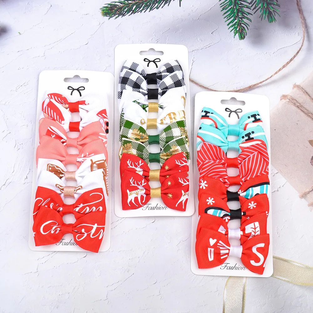 Fashion Party 8pcs/Set Christmas Hair Bows Clips For Girls Kids Rainbow Gradient Print Bow Butterfly Hairpin Hair Accessories
Fashion Party 8pcs/Set Christmas Hair Bows Clips For Girls Kids Rainbow Gradient Print Bow Butterfly Hairpin Hair Accessories