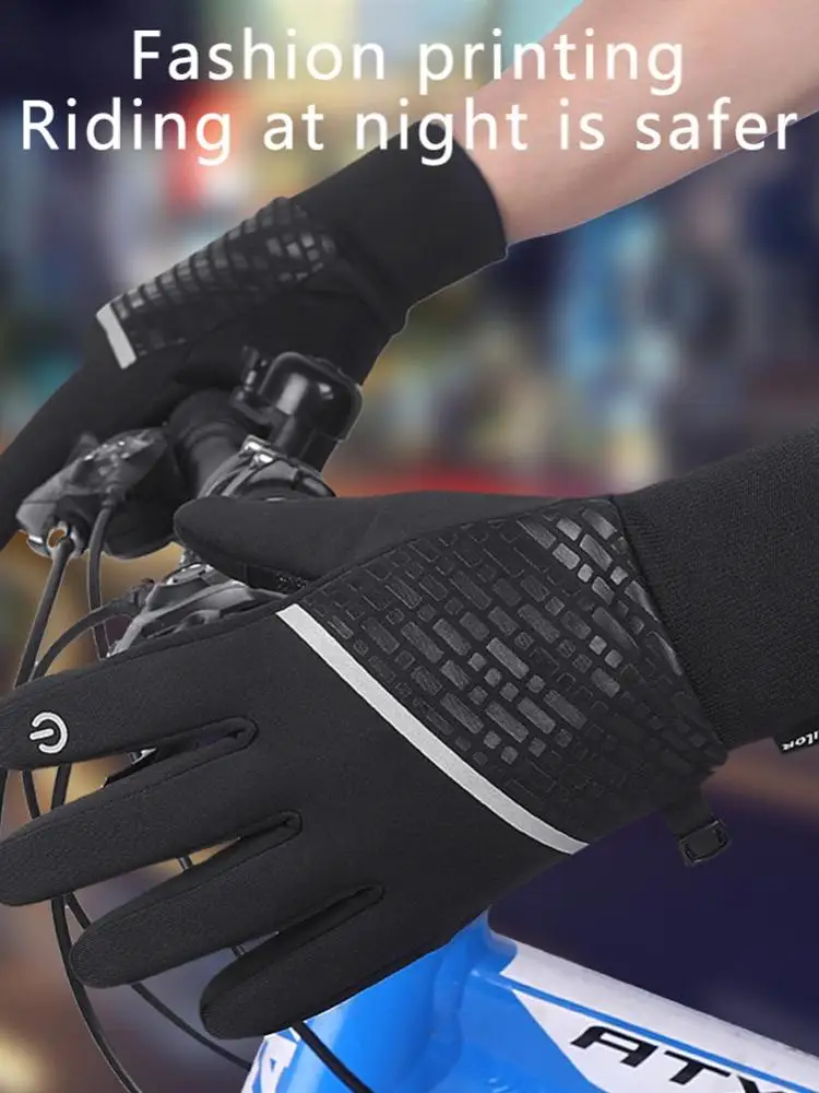 Winter New Style Men'S And Women'S Outdoor Cycling Gloves, Bicycle Gloves, Warm Touch Screen Full-Finger Warm Gloves
Winter New Style Men'S And Women'S Outdoor Cycling Gloves, Bicycle Gloves, Warm Touch Screen Full-Finger Warm Gloves