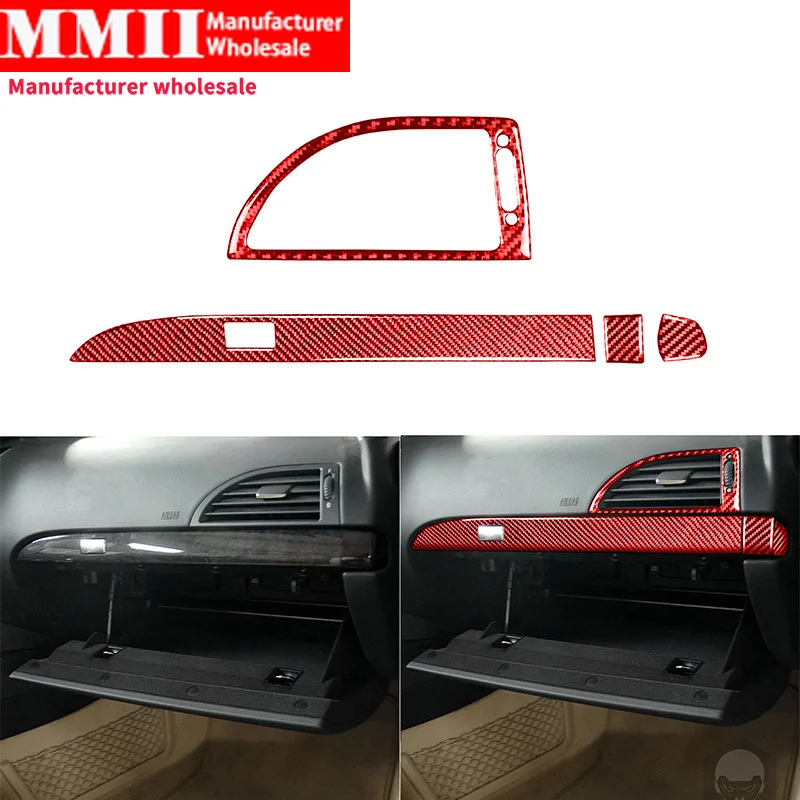 Glove Box Door Handle Cover MMII Carbon Fiber Stickers Kit for BMW 6 Series E63 E64 2004-2010 Interior Copilot Trim Strip Red
Glove Box Door Handle Cover MMII Carbon Fiber Stickers Kit for BMW 6 Series E63 E64 2004-2010 Interior Copilot Trim Strip Red