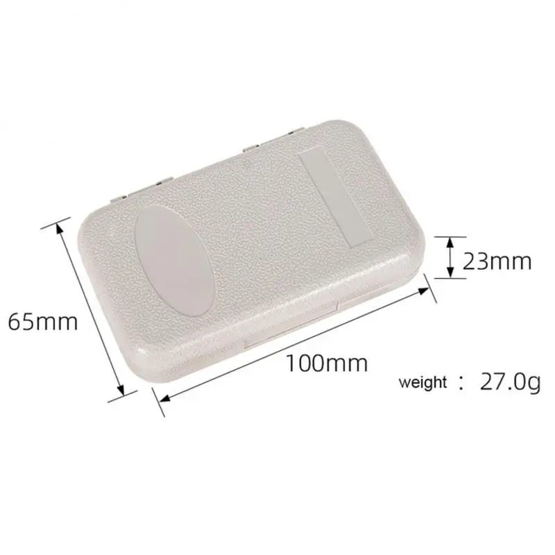 Multi-purpose Plastic Hook Box Portable 2 Types Box Capacity Abs Material Storage Box Fake Bait Box Large Green Small White 
Multi-purpose Plastic Hook Box Portable 2 Types Box Capacity Abs Material Storage Box Fake Bait Box Large Green Small White