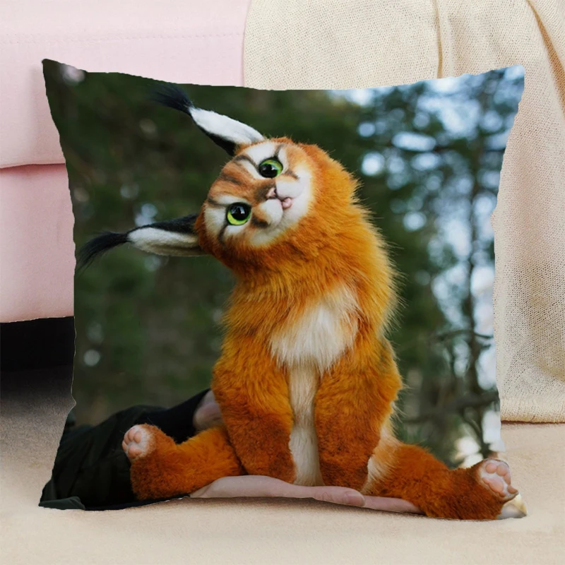 Handsome Caracal Couple Pillow Pillowcases Bed Cushions Double-sided Printing Cousins for Sofa 50x50 Cushion Cover Pilow Covers
Handsome Caracal Couple Pillow Pillowcases Bed Cushions Double-sided Printing Cousins for Sofa 50x50 Cushion Cover Pilow Covers
