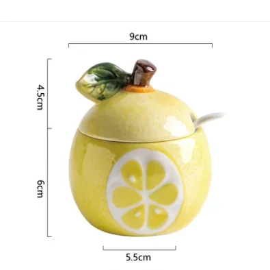 Набор керамических банок для специй в форме фруктов
Набор керамических банок для специй в форме фруктов