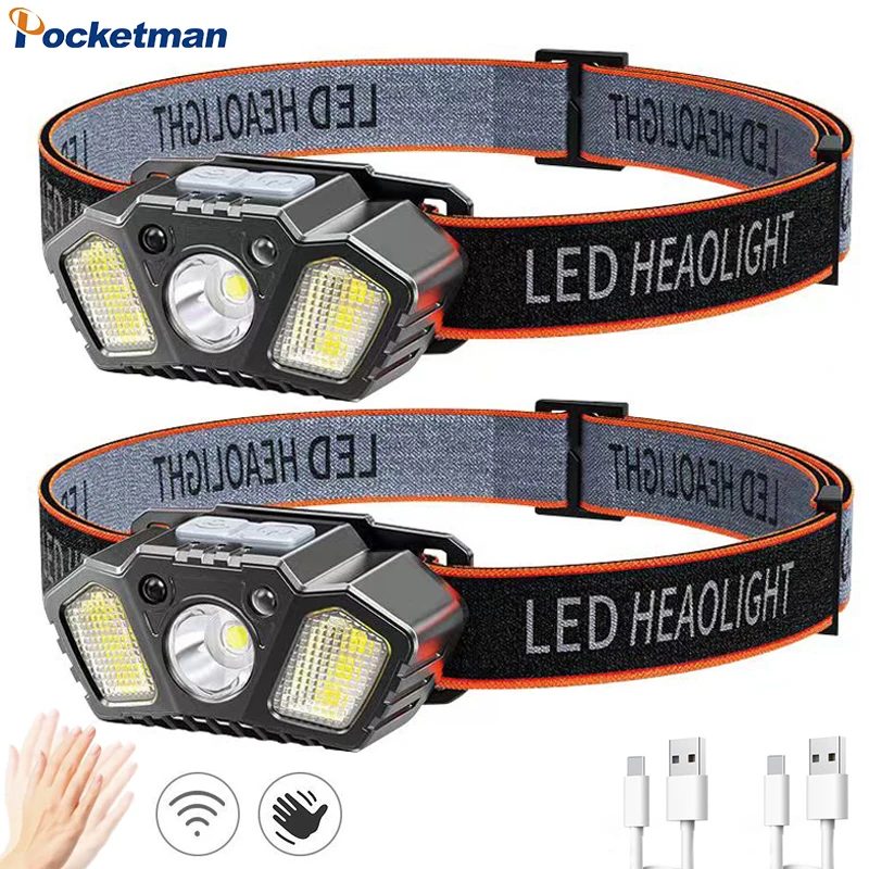 Smart IR Motion Sensor LED Headlamp USB Rechargeable Headlight Waterproof Head Lamp for Camping Hiking Fishing Hunting
Smart IR Motion Sensor LED Headlamp USB Rechargeable Headlight Waterproof Head Lamp for Camping Hiking Fishing Hunting