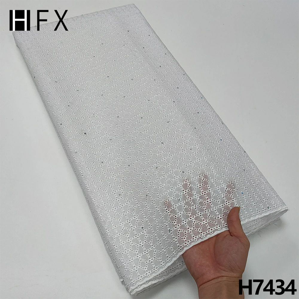 HFX 2022 100%Cotton Lace fabric For Men and Women Polished African Voile Fabric High quality 5 yards Nigerian Dubai Couple H7434
HFX 2022 100%Cotton Lace fabric For Men and Women Polished African Voile Fabric High quality 5 yards Nigerian Dubai Couple H7434