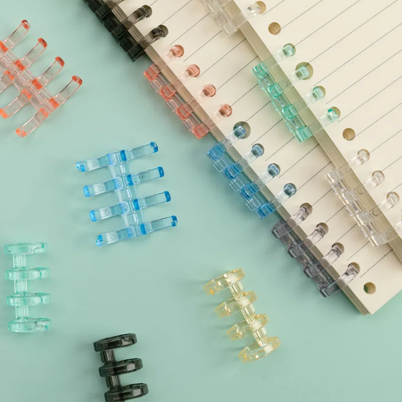 Mini Loose Leaf Binder Clips 4 Rings DIY Binders for Notebook Album Journal Planner Spiral Ring Calendar Circle Binding Supplies
Mini Loose Leaf Binder Clips 4 Rings DIY Binders for Notebook Album Journal Planner Spiral Ring Calendar Circle Binding Supplies