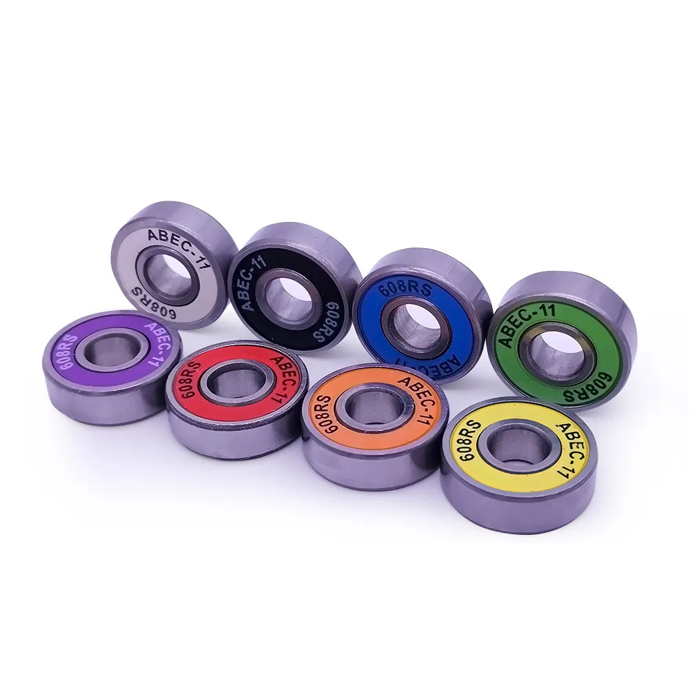 8Pcs 608-2RS Longboard Skateboarding Scooter 608-2RS Bearings ABEC-11 8x22x7mm Color Skateboard Chrome Steel Bearing Parts
8Pcs 608-2RS Longboard Skateboarding Scooter 608-2RS Bearings ABEC-11 8x22x7mm Color Skateboard Chrome Steel Bearing Parts