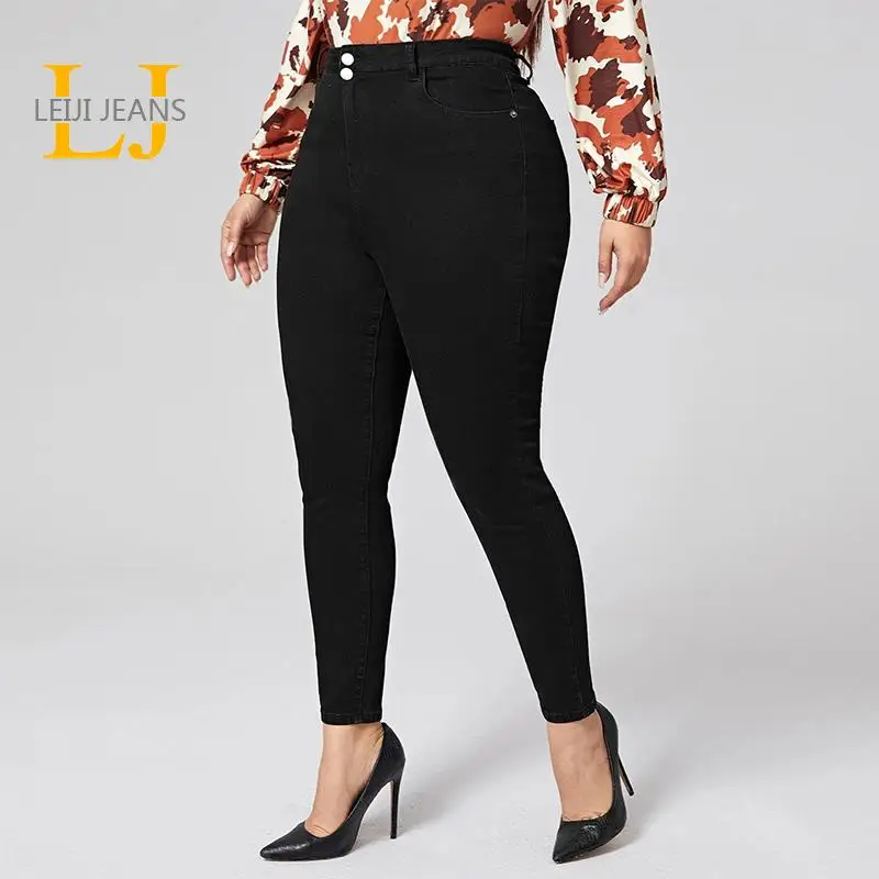 LEIJIJEANS 2022 Plus Size women jeans High Waist 8XL Black Jeans women high elastic Skinny Jeans Stretchy Women stretch jeans
LEIJIJEANS 2022 Plus Size women jeans High Waist 8XL Black Jeans women high elastic Skinny Jeans Stretchy Women stretch jeans