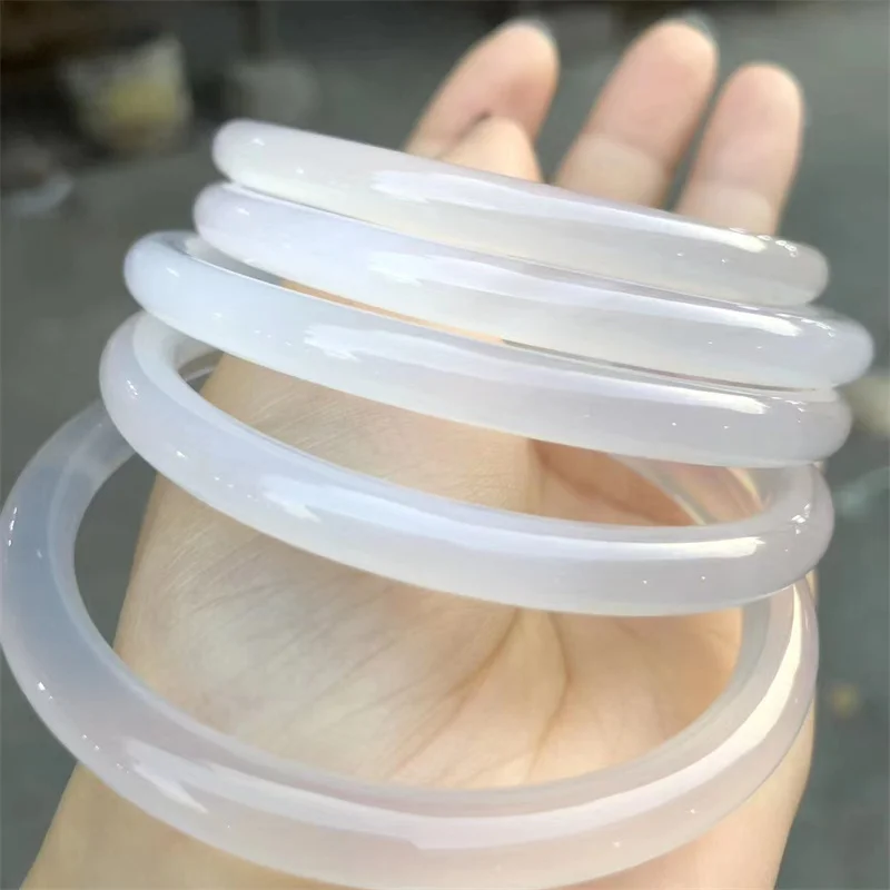 MaiChang/ Jade Agate White Round Bar Fashion Bangles Bracelet Personality Charm Jewelry Exquisite Workmanship Women Couple Gift
MaiChang/ Jade Agate White Round Bar Fashion Bangles Bracelet Personality Charm Jewelry Exquisite Workmanship Women Couple Gift