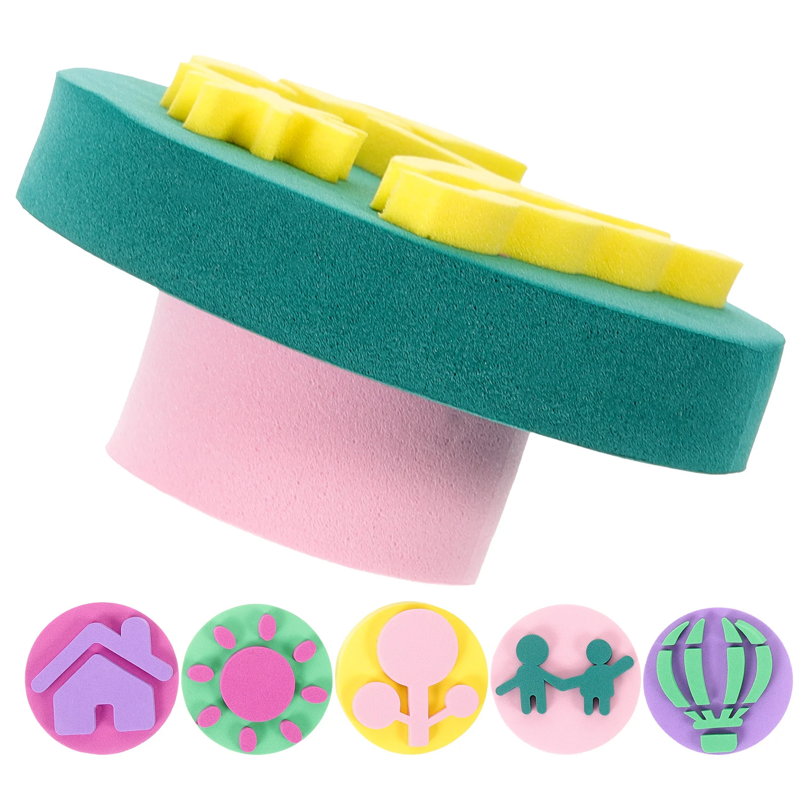 6 Pcs Eva Sponge Seal Paint Sponges Tools Painting Stamper Painters Drawing Stampers
6 Pcs Eva Sponge Seal Paint Sponges Tools Painting Stamper Painters Drawing Stampers