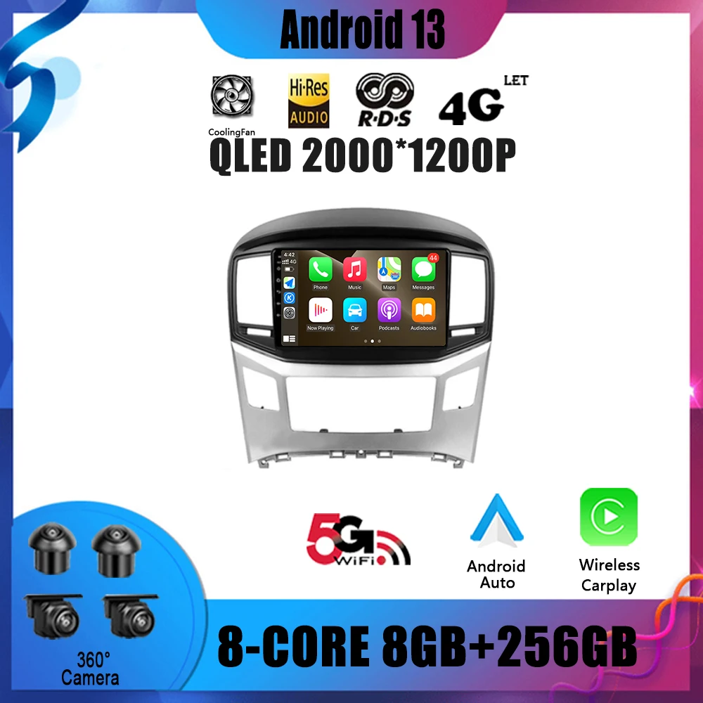 Car Radio Multimedia Video GPS Android 13 Navigation No 2 Din DVD Player For Hyundai H1 Grand Starex 2015-2020
Car Radio Multimedia Video GPS Android 13 Navigation No 2 Din DVD Player For Hyundai H1 Grand Starex 2015-2020