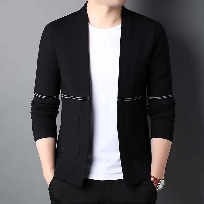 2022 Spring Autumn Designer Coat Plus Size Solid Color Sweater Knit Jacket Korean Style Pocket Male Cardigan Fashion Brand S49
2022 Spring Autumn Designer Coat Plus Size Solid Color Sweater Knit Jacket Korean Style Pocket Male Cardigan Fashion Brand S49