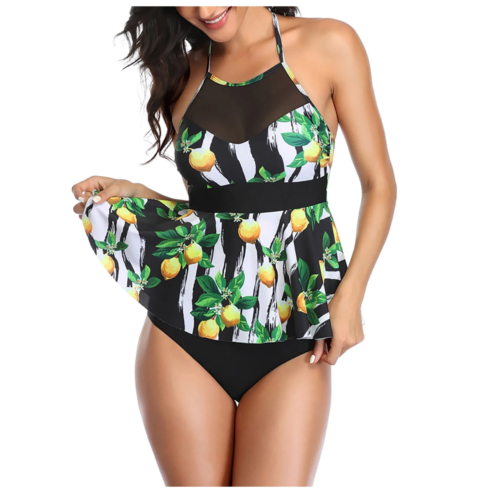 Fashion High Waist Sexy Bikini Set 2022 Flounce Biquini Swimwear Women Two Pieces Swimsuit Floral Beachwear V-neck Bathing Suit
Fashion High Waist Sexy Bikini Set 2022 Flounce Biquini Swimwear Women Two Pieces Swimsuit Floral Beachwear V-neck Bathing Suit