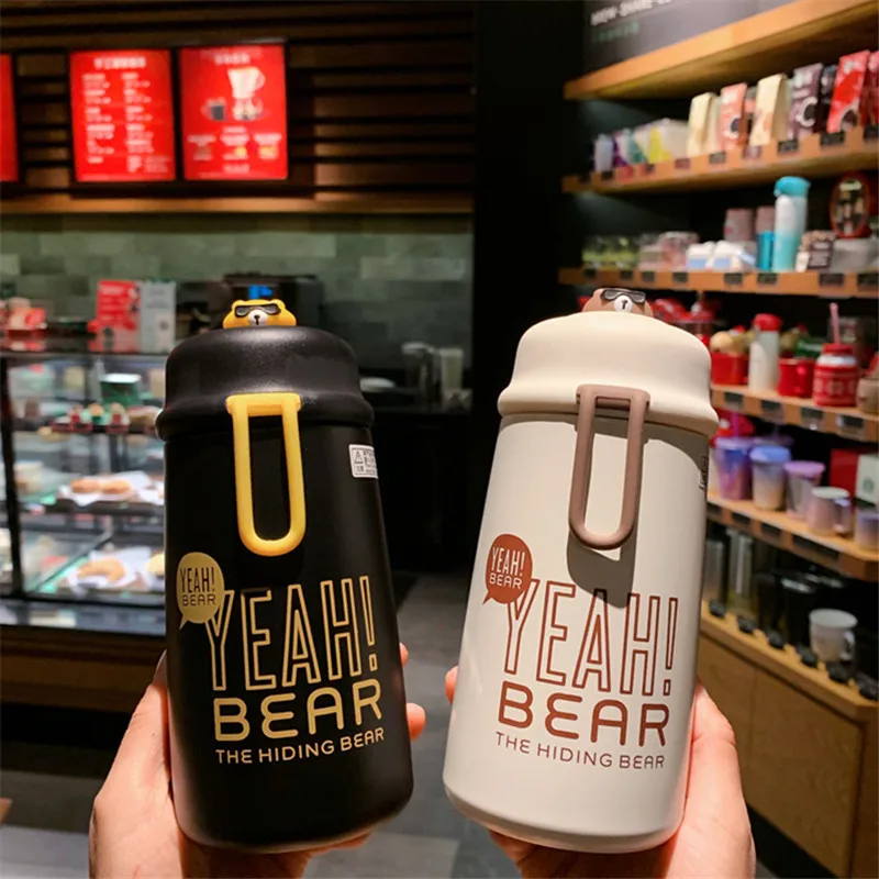 New Children's Thermos Cup 304 Stainless Steel Turn Bear Student Cartoon Water Bottle Portable Portable Pot Belly Cute
New Children's Thermos Cup 304 Stainless Steel Turn Bear Student Cartoon Water Bottle Portable Portable Pot Belly Cute