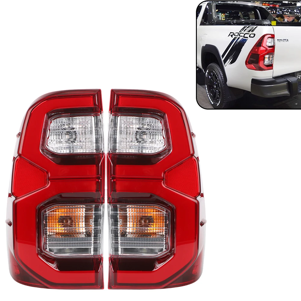 Brake Lights Tail Lamps Turn Signal Lamps Led Rear Lights For Toyota Hilux Revo Rocco 2020 2021 2015-2019 Exterior
Brake Lights Tail Lamps Turn Signal Lamps Led Rear Lights For Toyota Hilux Revo Rocco 2020 2021 2015-2019 Exterior