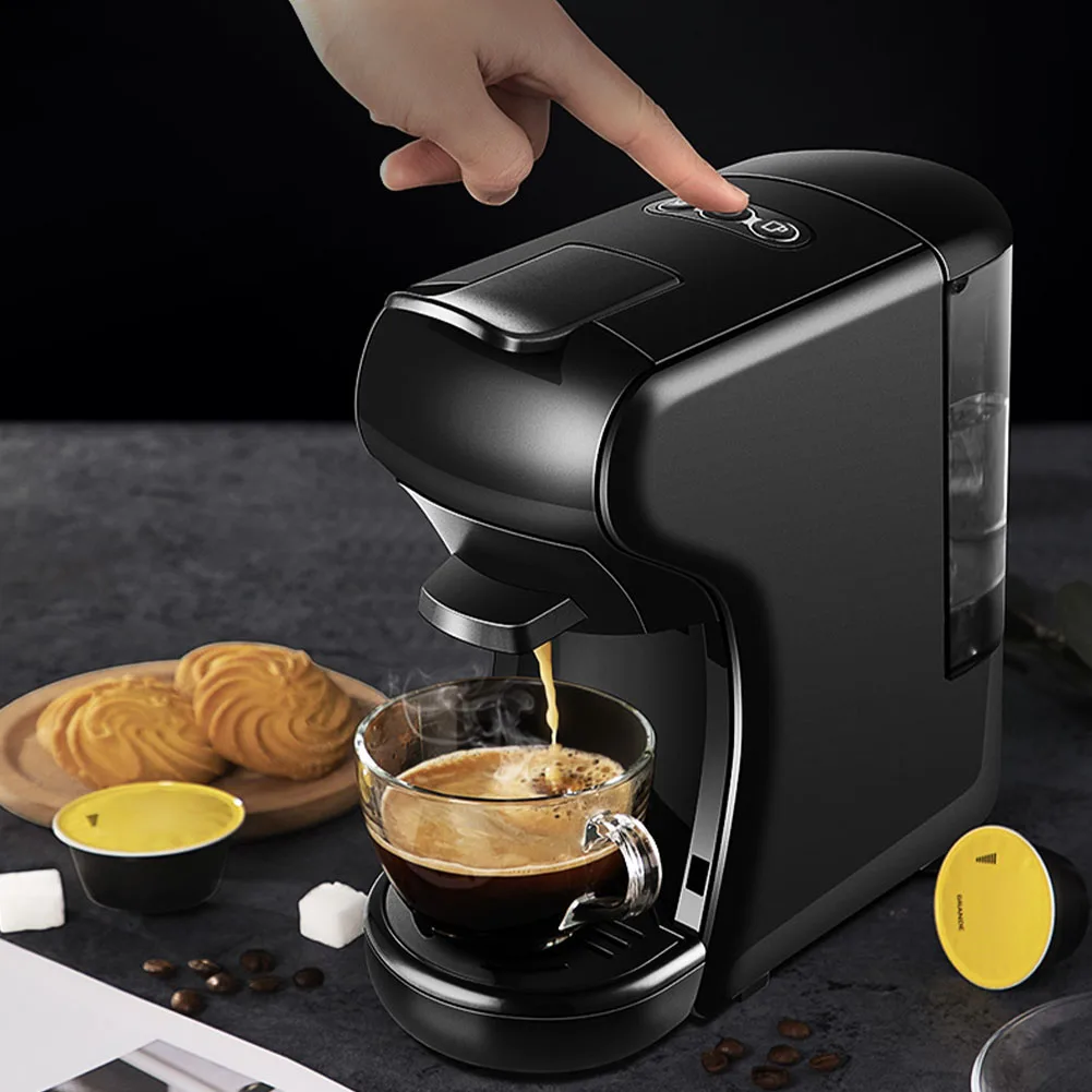 Capsule Coffee Machine Espresso Coffee Maker 19Bar 92°C Machine with 3 Adapters for Nespresso Dolce Gusto Ground Coffee Brewer
Capsule Coffee Machine Espresso Coffee Maker 19Bar 92°C Machine with 3 Adapters for Nespresso Dolce Gusto Ground Coffee Brewer