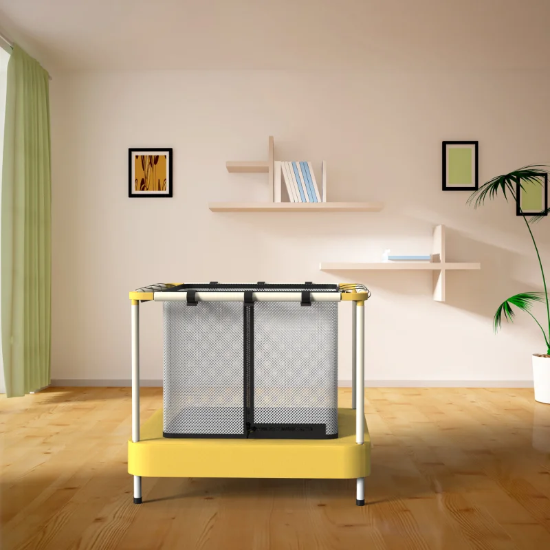 Прочный и долговечный желтый 40-дюймовый мини-батут для детей 3-6 лет
Прочный и долговечный желтый 40-дюймовый мини-батут для детей 3-6 лет