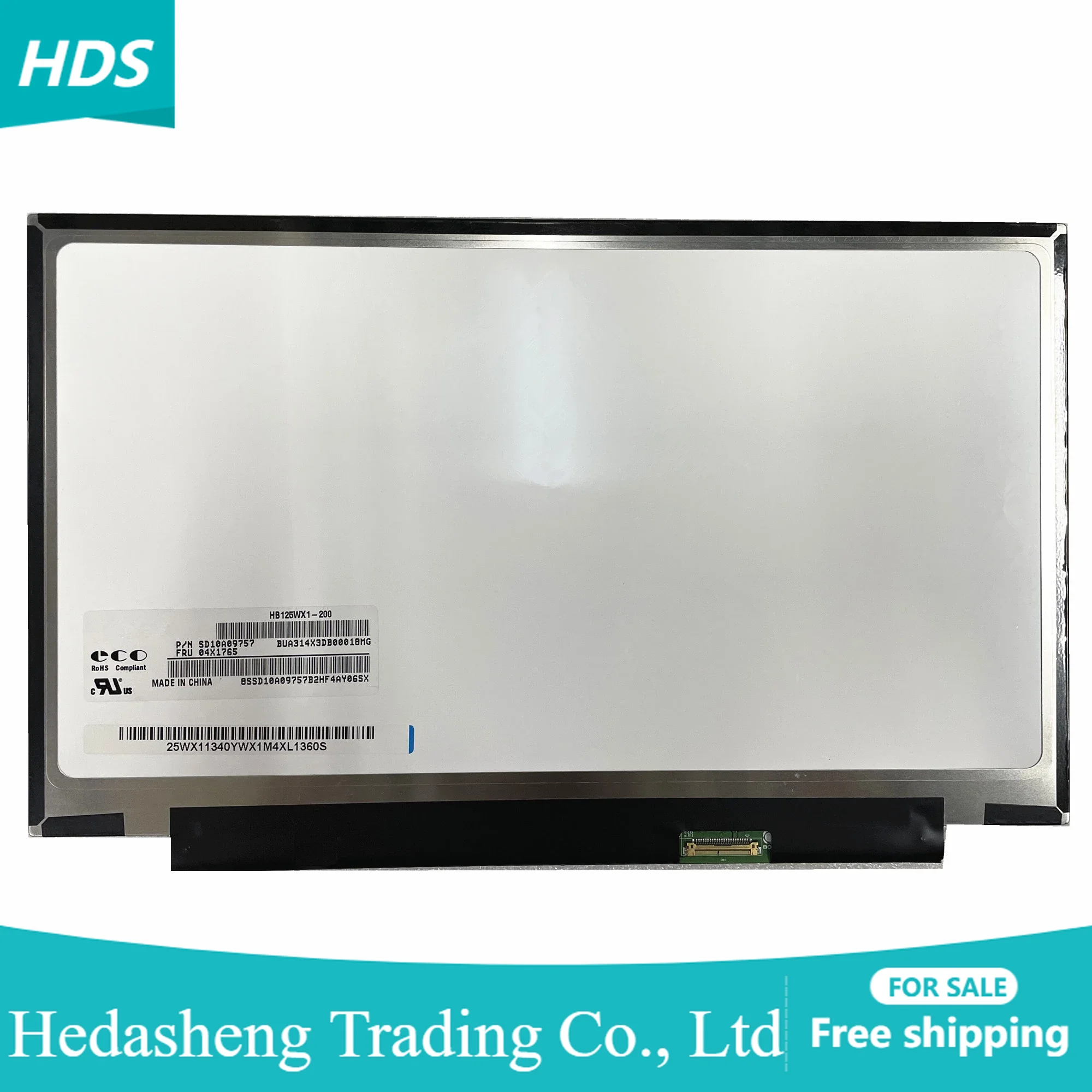HB125WX1-200 fit B125XTN01.0 LP125WH2 TPH1 M125NWN1 12.5'' with no screw holes 1366*768 EDP 30 Pins Laptop LCD Screen
HB125WX1-200 fit B125XTN01.0 LP125WH2 TPH1 M125NWN1 12.5'' with no screw holes 1366*768 EDP 30 Pins Laptop LCD Screen