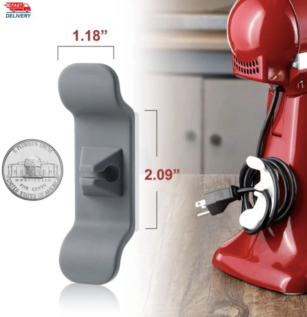 2PCS Kitchen Storage Cord Wrapper Cable Cord Wire Organizer Kitchen Appliances Wrap for Charging Data Cable Protector Winder
2PCS Kitchen Storage Cord Wrapper Cable Cord Wire Organizer Kitchen Appliances Wrap for Charging Data Cable Protector Winder