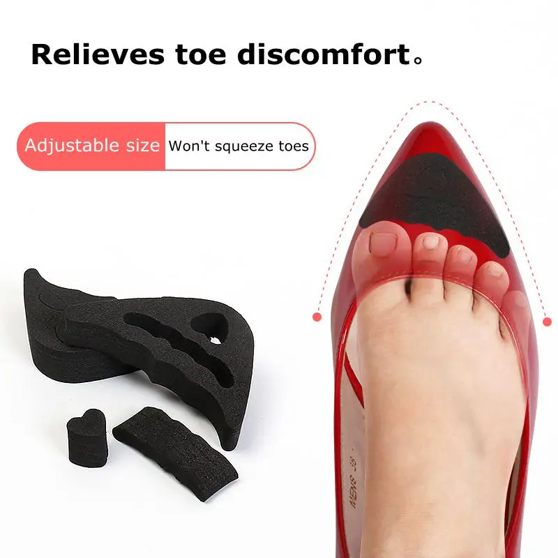 1pair Women High Heel Toe Plug Insert Shoe Front Filler Cushion Pain Relief Protector Accessories Forefoot Pad Half Feet Insoles
1pair Women High Heel Toe Plug Insert Shoe Front Filler Cushion Pain Relief Protector Accessories Forefoot Pad Half Feet Insoles