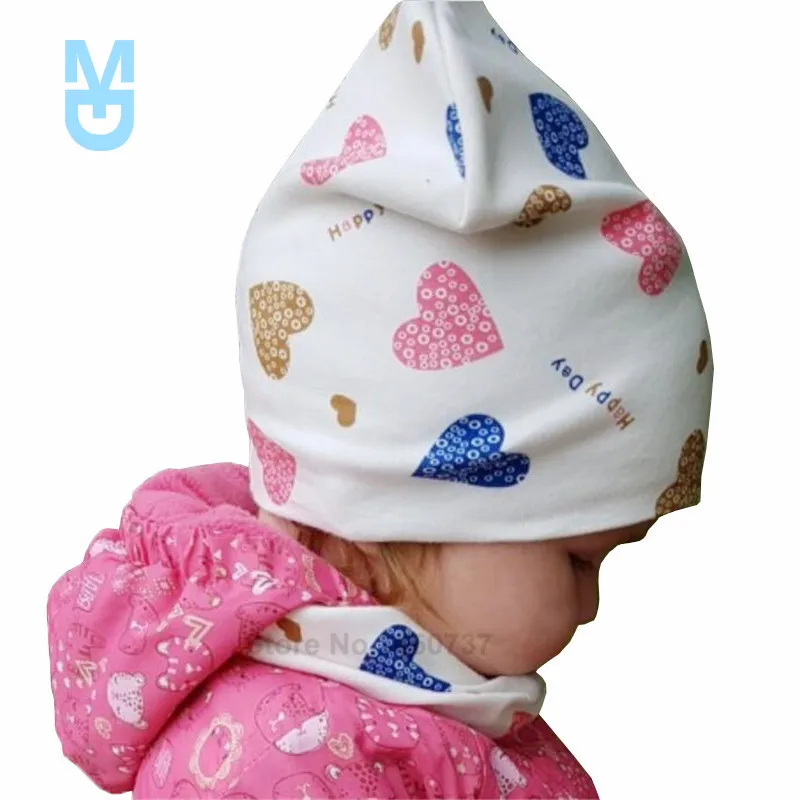 New Baby Hat Infant Caps Cotton Scarf Baby Beanies Love Heart Print Spring Autumn Children Hat Scarf Set Baby Girls Hats Photo P
New Baby Hat Infant Caps Cotton Scarf Baby Beanies Love Heart Print Spring Autumn Children Hat Scarf Set Baby Girls Hats Photo P