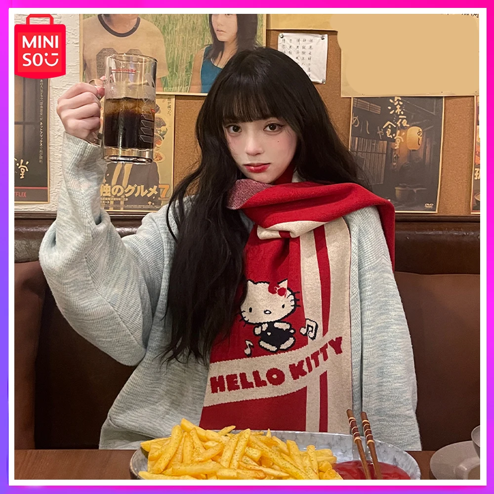 Miniso 2023 Sanrio Kt Cat Scarf Woman Winter New Cute Cartoon Red Christmas Knit Bib Birthday Surprise Soft and Comfortable
Miniso 2023 Sanrio Kt Cat Scarf Woman Winter New Cute Cartoon Red Christmas Knit Bib Birthday Surprise Soft and Comfortable