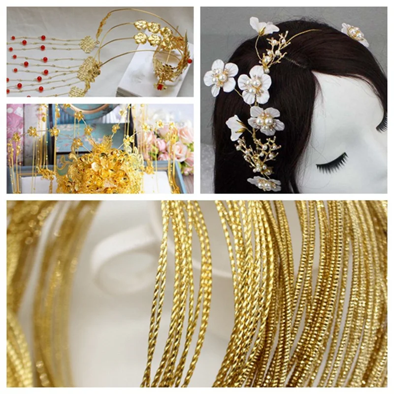 2 Meter Copper Wire Gold Ancient Round Crown DIY Material Iron Headband Base For Woman Mori Style Headpiece Bridal Headdress
2 Meter Copper Wire Gold Ancient Round Crown DIY Material Iron Headband Base For Woman Mori Style Headpiece Bridal Headdress