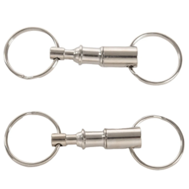 6 Pieces Removable Double Keychains Iron Nickel Double Detachable Keychain Double Keychain Rotating Ring Keychain
6 Pieces Removable Double Keychains Iron Nickel Double Detachable Keychain Double Keychain Rotating Ring Keychain