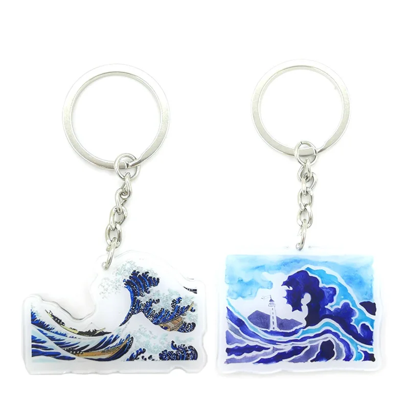 Kanagawa Hokusai волнистый акриловый брелок для ключей Id держатель для ключей декоративные подарки
Kanagawa Hokusai волнистый акриловый брелок для ключей Id держатель для ключей декоративные подарки