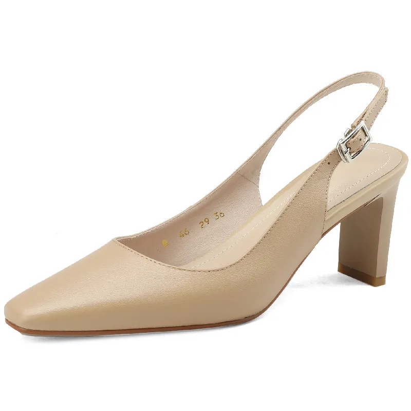 ENMAYER Elegant Fashion Concise Women Pumps Genuine Leather High Heels Slingbacks Sandals Shoes Woman Spring Summer Party Office
ENMAYER Elegant Fashion Concise Women Pumps Genuine Leather High Heels Slingbacks Sandals Shoes Woman Spring Summer Party Office