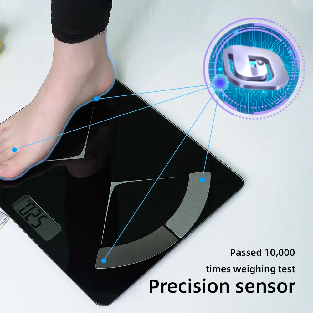 Housewares Smart Body Fat Scale with App Connected Tempered Glass Weighing Scales
Housewares Smart Body Fat Scale with App Connected Tempered Glass Weighing Scales