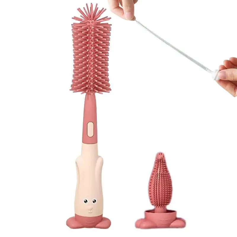 Baby Bottle Brush Cleaning Set 3 In 1 Multi Functional Silicone Bottle Cleaning Brush With Stand Washer Milk Water Cleaning Kit
Baby Bottle Brush Cleaning Set 3 In 1 Multi Functional Silicone Bottle Cleaning Brush With Stand Washer Milk Water Cleaning Kit