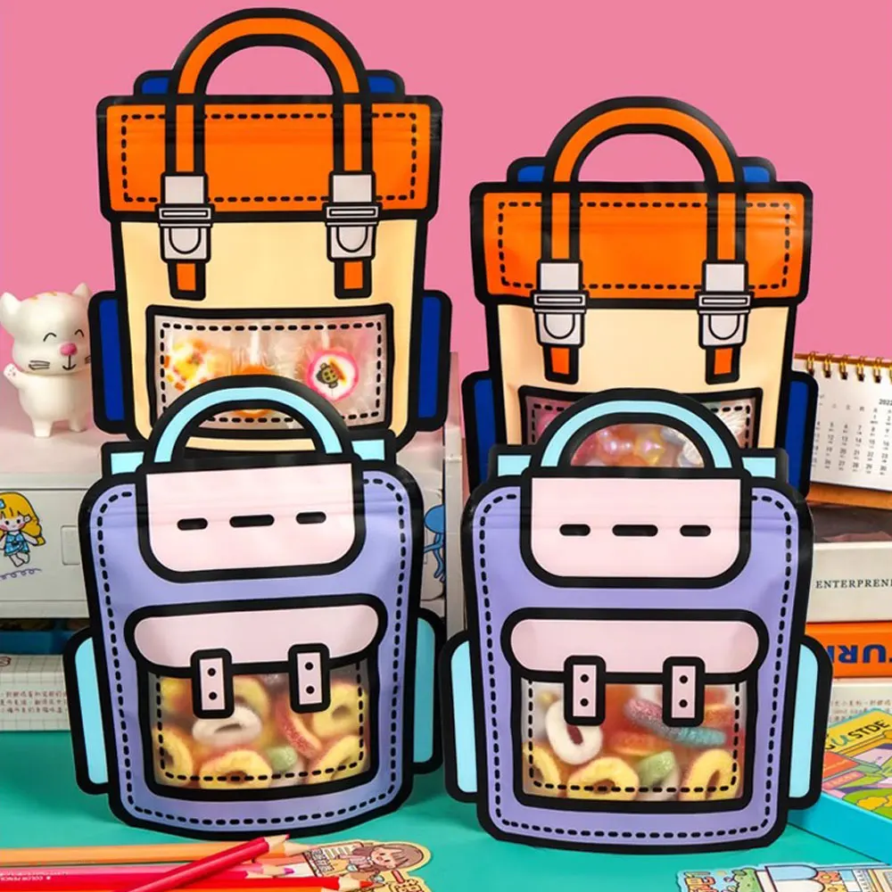 Plastic Cartoon Portable Ziplock Bags Kindergarten Child Snack Wedding Sugar Gifts Birthday Present Handbag Pouches
Plastic Cartoon Portable Ziplock Bags Kindergarten Child Snack Wedding Sugar Gifts Birthday Present Handbag Pouches