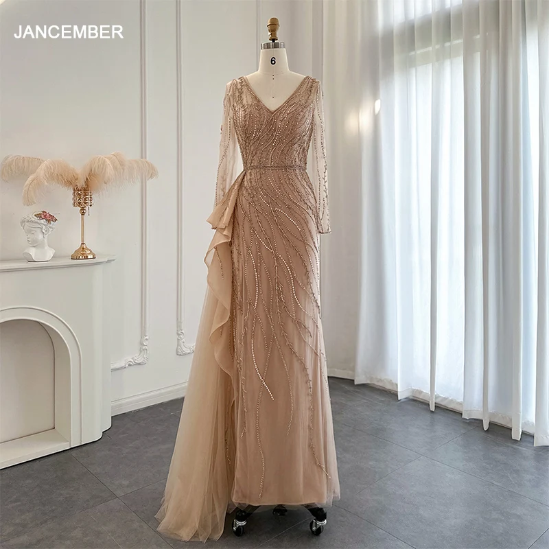 Elegant High Quality Evening Dresses For Women 2023 Mermaid V-neck Full Sleeves Beading Illusion Lace New Spring Summer SCZ063
Elegant High Quality Evening Dresses For Women 2023 Mermaid V-neck Full Sleeves Beading Illusion Lace New Spring Summer SCZ063