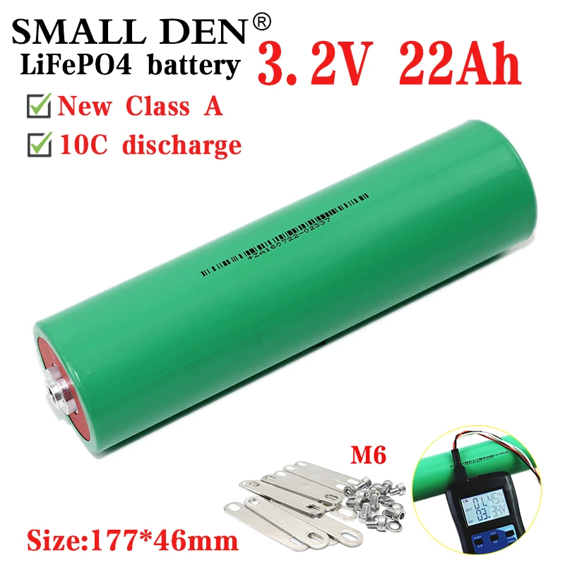 3.2V 22Ah Lifepo4 rechargeable battery 10C high discharge12v24v diy electric bike scooter solar ebike power rechargeable battery 
3.2V 22Ah Lifepo4 rechargeable battery 10C high discharge12v24v diy electric bike scooter solar ebike power rechargeable battery
