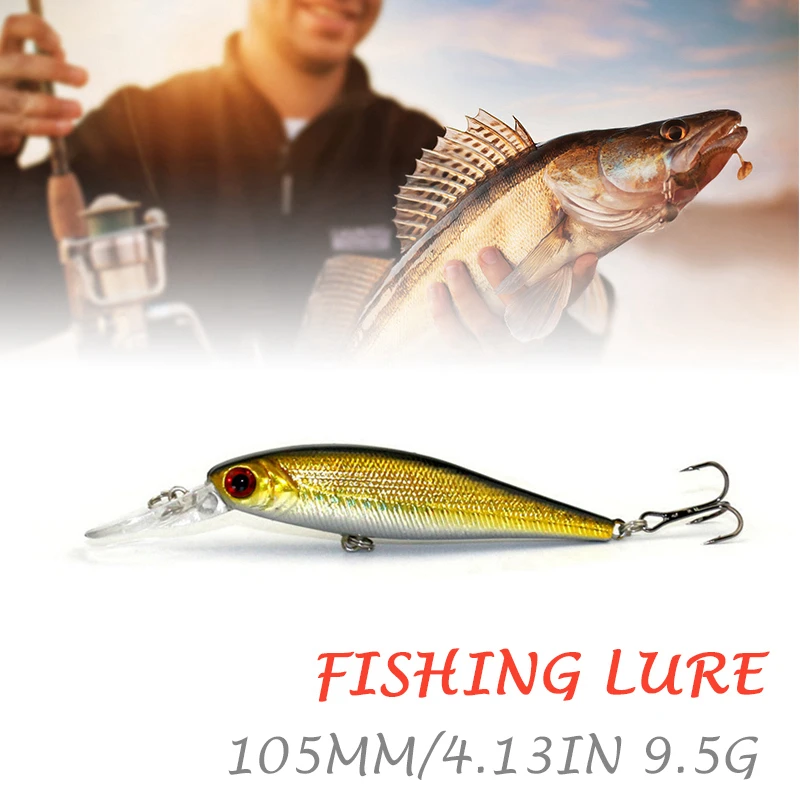 yellow artificial bait 115mm 9.5g Sinking Action Bass Trout Amur pikc hard lure Freshwater Saltwater hard bait Wobblers for pike
yellow artificial bait 115mm 9.5g Sinking Action Bass Trout Amur pikc hard lure Freshwater Saltwater hard bait Wobblers for pike