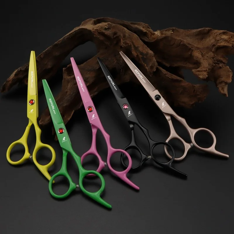 

6.0 '' Japan 440c Sharp Scissors Professional Hairdressers Thinning Shears Hair Cutting Hairdressing Set Salon for Barber Tools