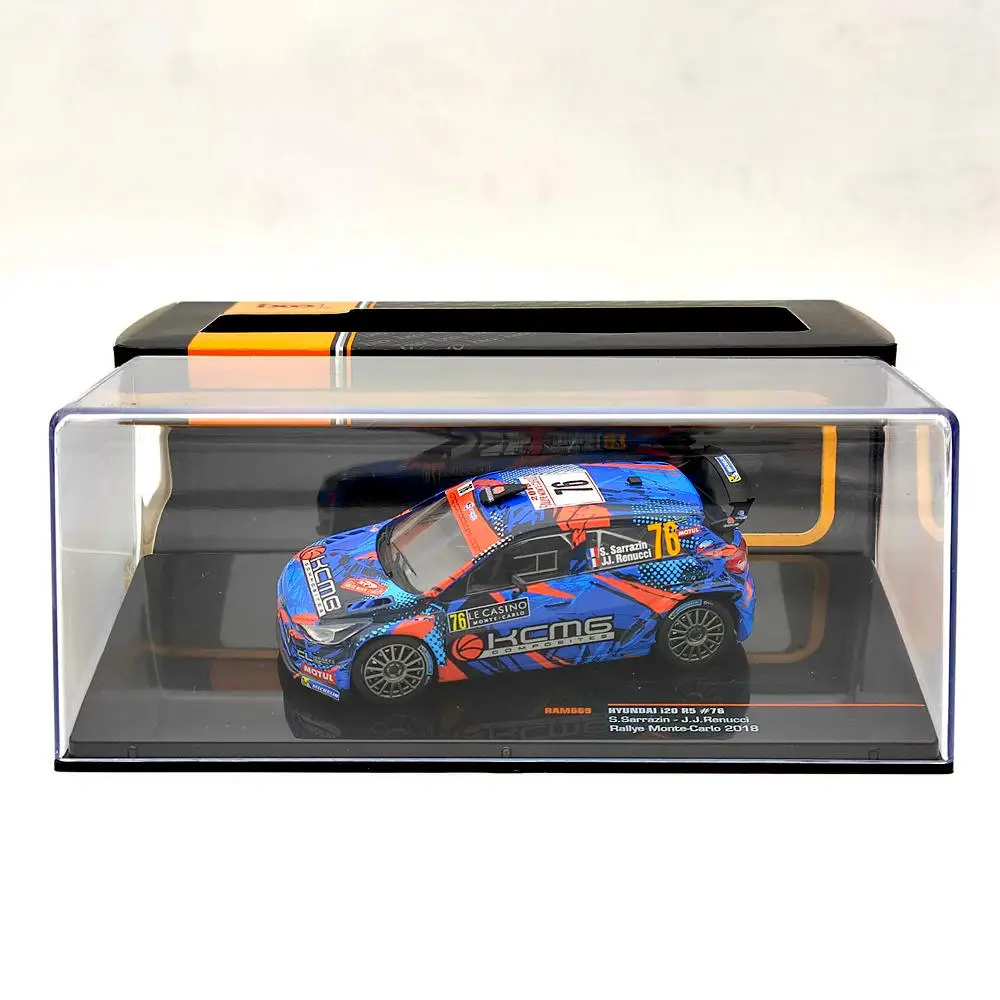 1:43 IXO For H~NDAI i20 WRC R5 #76 RALLY MONTECARLO 2018 S.SARRAZIN J.R RAM669 Diecast Model Toys Car Collection Gift
1:43 IXO For H~NDAI i20 WRC R5 #76 RALLY MONTECARLO 2018 S.SARRAZIN J.R RAM669 Diecast Model Toys Car Collection Gift