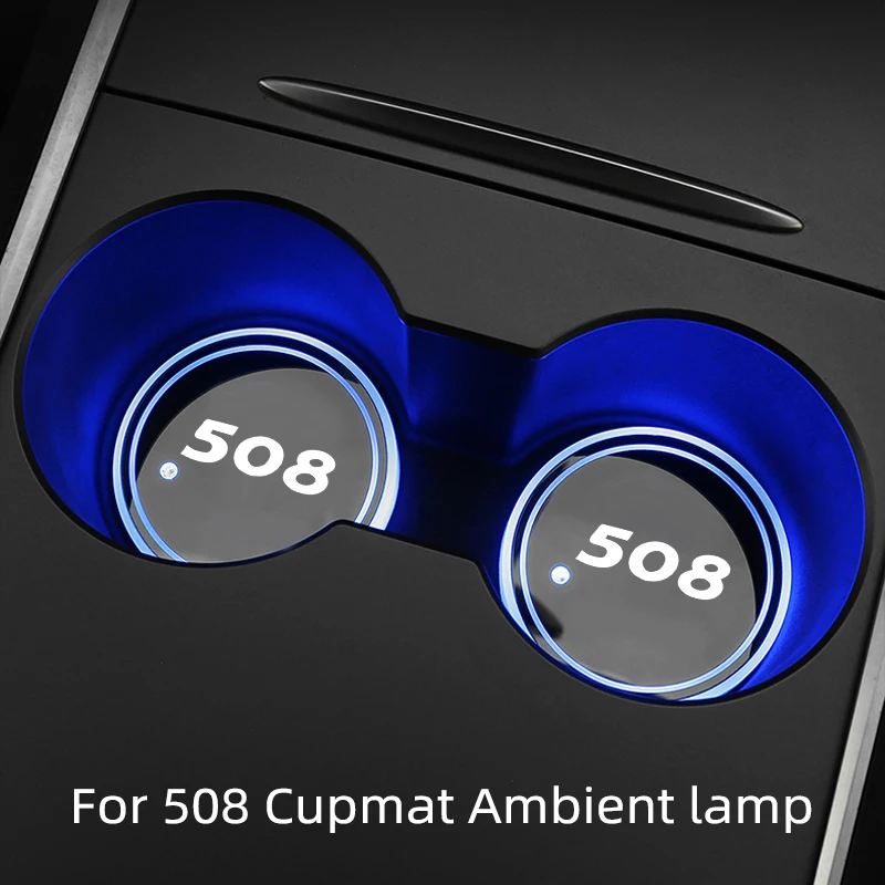 Car Luminous Water Cup Coaster 7 Colorful Car Led Atmosphere Light For Peugeot 508 Car logo Cupmat Ambience lights accessories
Car Luminous Water Cup Coaster 7 Colorful Car Led Atmosphere Light For Peugeot 508 Car logo Cupmat Ambience lights accessories