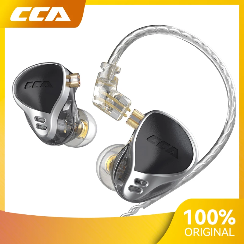 

CCA CA24 In Ear Earphone 24 BA Units HIFI Bass Balanced Armature DJ Monitor IEM Noise Cancelling Headsets For KZ AST C12 C10