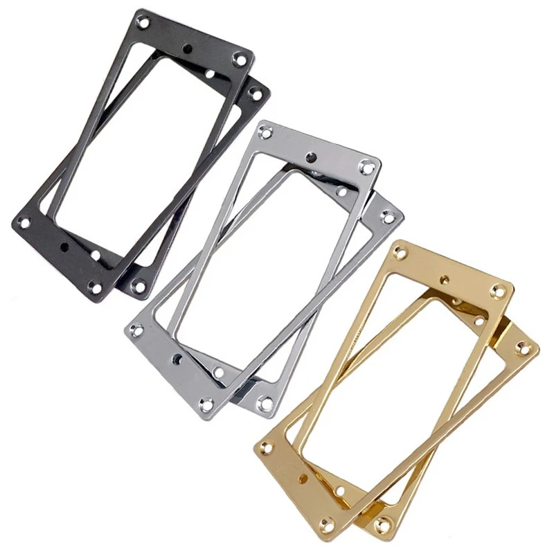 2Pcs Black Metal Flat Electric Guitar Humbucker Pickup Ring Frame Mounting Ring Neck Bridge 2x2mm
2Pcs Black Metal Flat Electric Guitar Humbucker Pickup Ring Frame Mounting Ring Neck Bridge 2x2mm