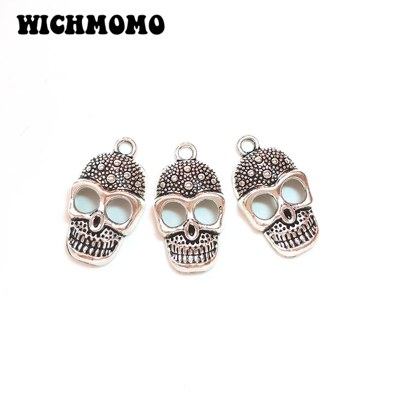 Fashion 10pcs/lot 34*16MM Retro Zinc Alloy Skull Charms Pendants for DIY Jewelry Necklace Bracelet Accessories
Fashion 10pcs/lot 34*16MM Retro Zinc Alloy Skull Charms Pendants for DIY Jewelry Necklace Bracelet Accessories