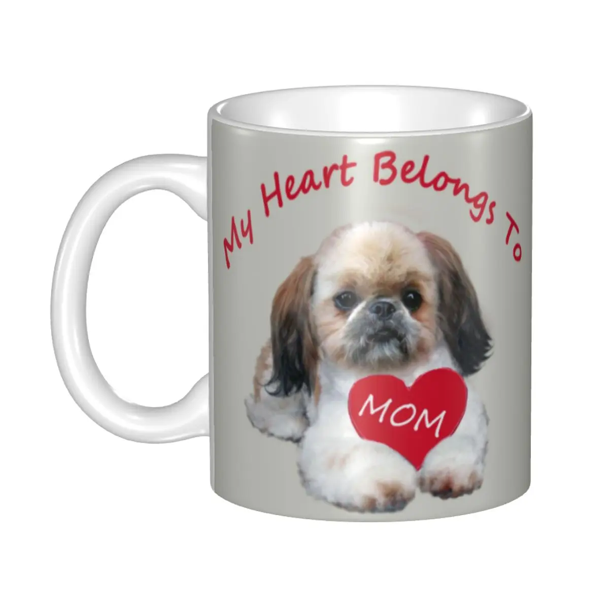 Shih Tzu, сердце принадлежит маме, кофейные кружки, сделай сам, персонализированная керамическая кружка с собакой, креативный подарок
Shih Tzu, сердце принадлежит маме, кофейные кружки, сделай сам, персонализированная керамическая кружка с собакой, креативный подарок
