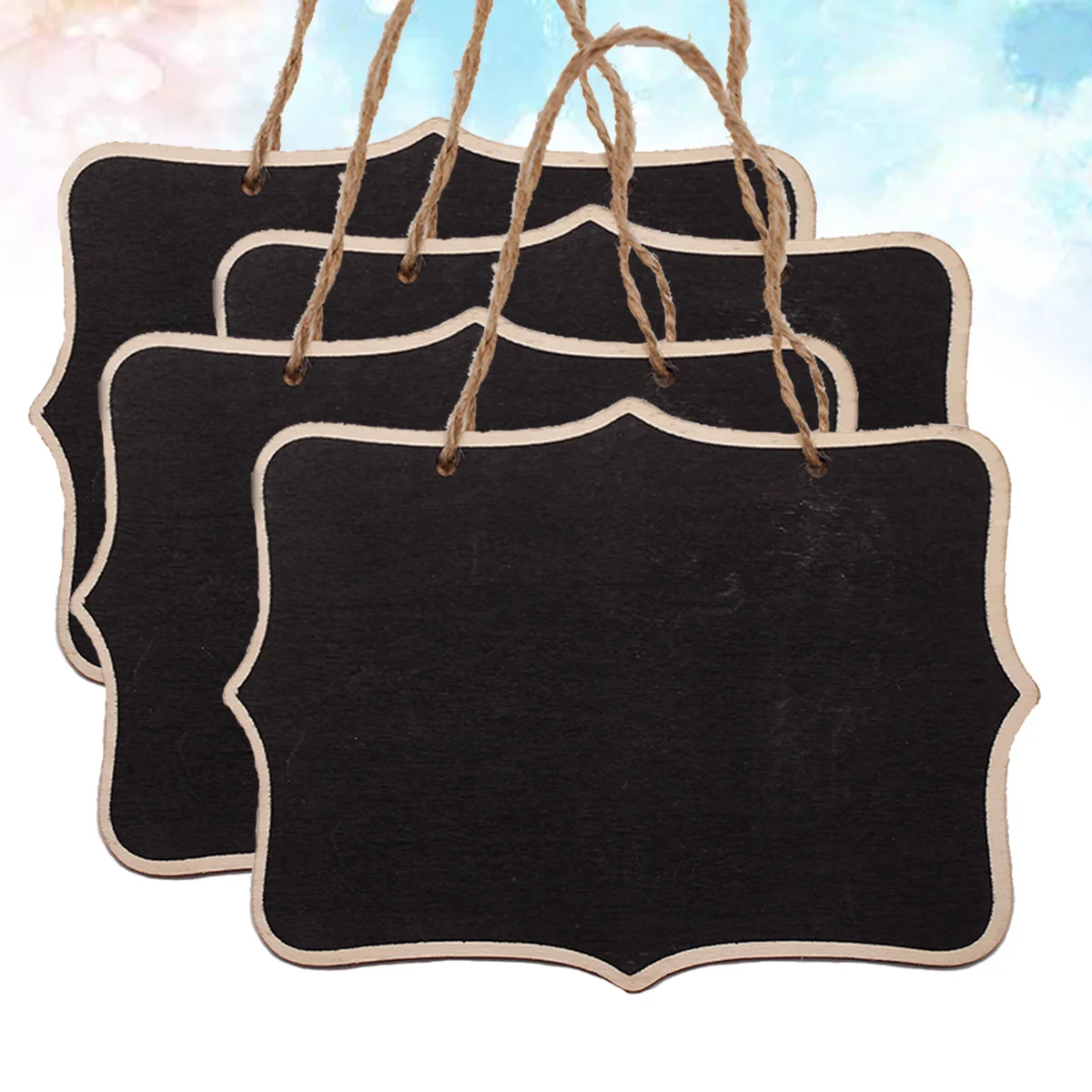 4 PCS Wedding Signs Hanging Chalkboard Label Wooden Mini Chalkboards Blackboard
4 PCS Wedding Signs Hanging Chalkboard Label Wooden Mini Chalkboards Blackboard