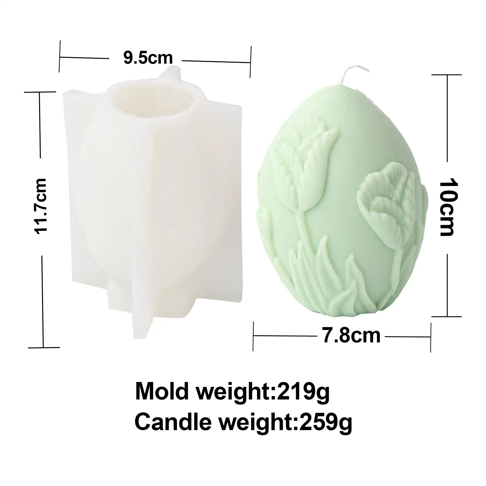 Silicone Egg Moulds Candle Embossed Home DIY Making Supply Home Decoration Party Decors DIY Making Candle Mould
Silicone Egg Moulds Candle Embossed Home DIY Making Supply Home Decoration Party Decors DIY Making Candle Mould