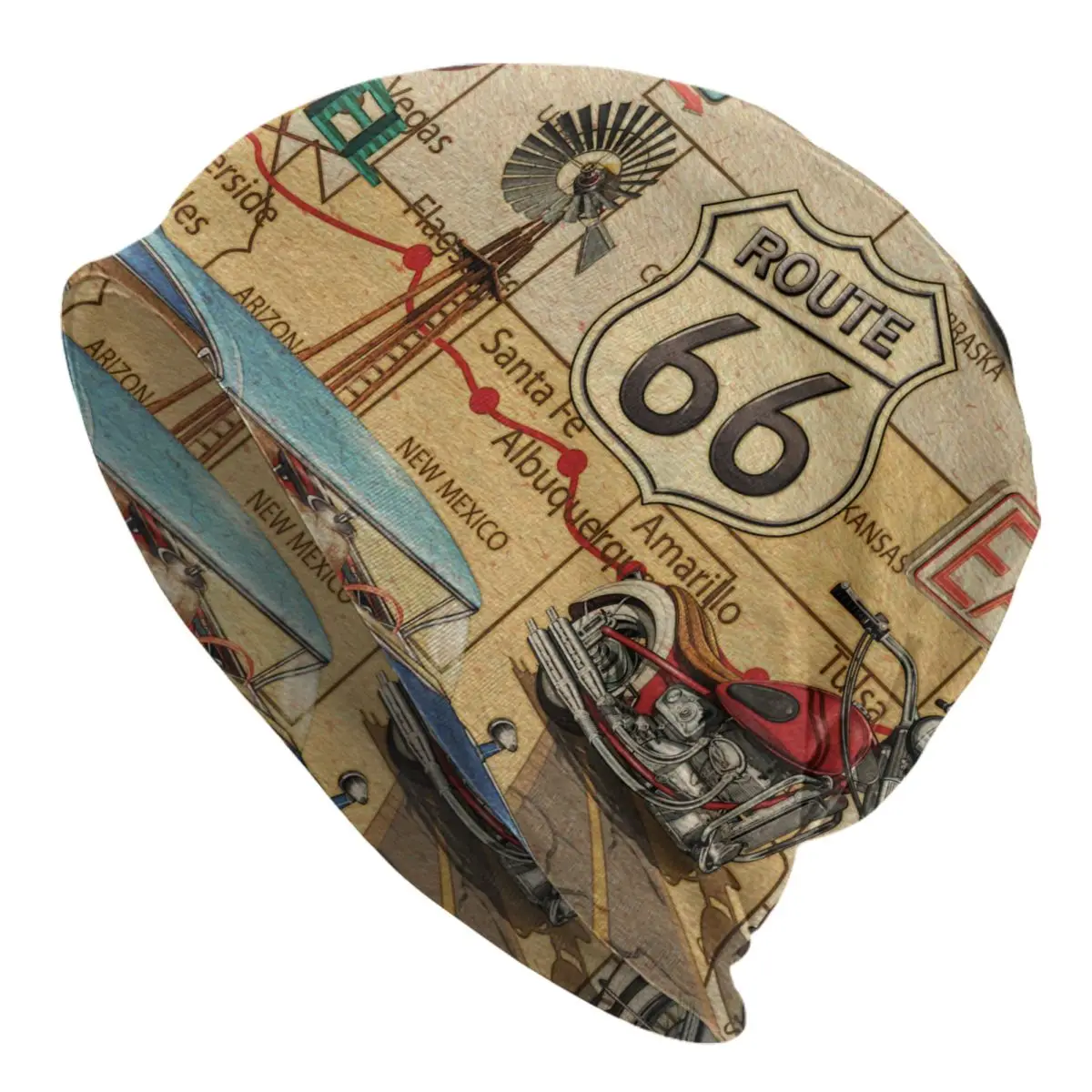 Women Men Beanie Hat Vintage Route 66 Poster Warm Spring Winter Outdoor Hip-hop Beanie Cap
Women Men Beanie Hat Vintage Route 66 Poster Warm Spring Winter Outdoor Hip-hop Beanie Cap