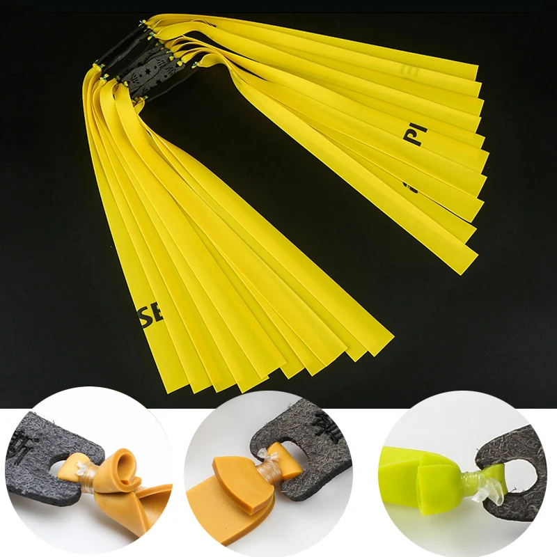 6PCS Slingshot Hunting High Elasticity Bungee Rubber Band Natural Latex Flat Elastic Resilient Flat Rubber Band 0.55mm-1.2mm
6PCS Slingshot Hunting High Elasticity Bungee Rubber Band Natural Latex Flat Elastic Resilient Flat Rubber Band 0.55mm-1.2mm